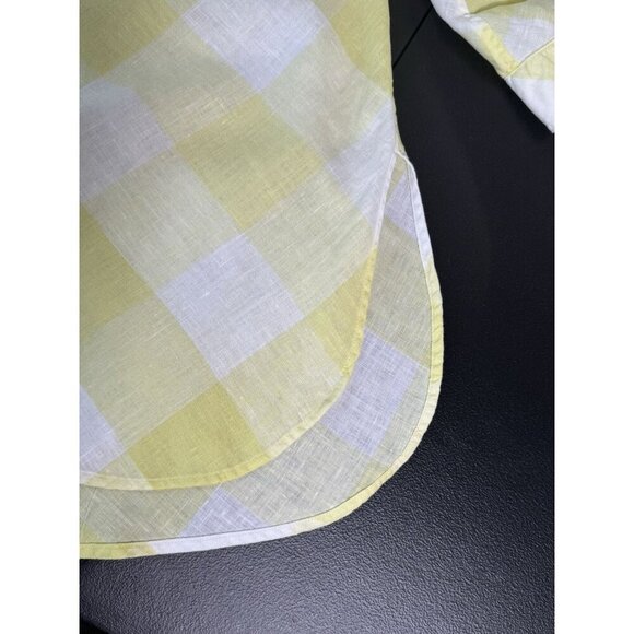 CHICO'S‎ No-Iron Linen Maxi Shirt Tunic Womens 0 (4) Swim cover-up - Picture 4 of 11